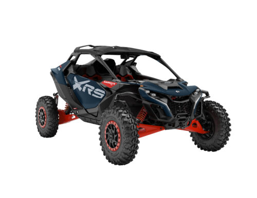 ORV SSV MY25 Maverick R XRSSAS MillNT CE Dusty Navy Legion Red 0006JSK00 Studio 34FR EMEA 2