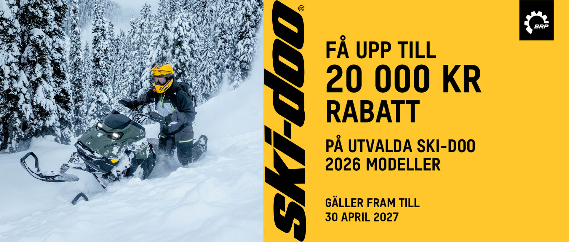 Ski-Doo 2 Ski Doo RensaPipan