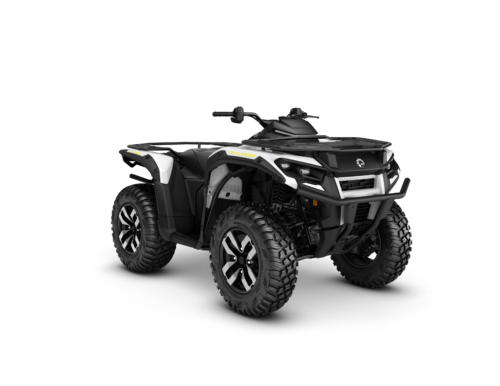 ORV MY27 ATV OUTLANDER Electric Rotax E Power 50 9 White 0002WVC00 STUDIO 3300x2550 34F EMEA